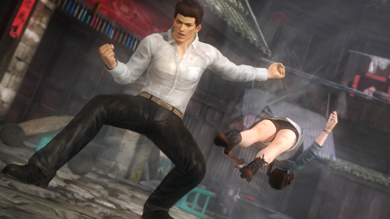 Illustration for article titled Witness Dead or Alive 5's Latest Fighters Engaged in a Quaint Dinner to the Death